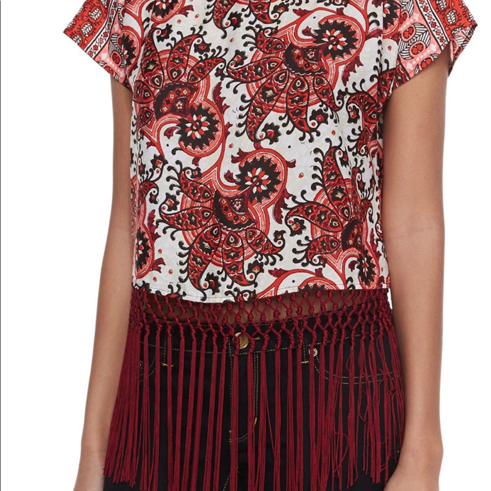 Michael Kors fringe top